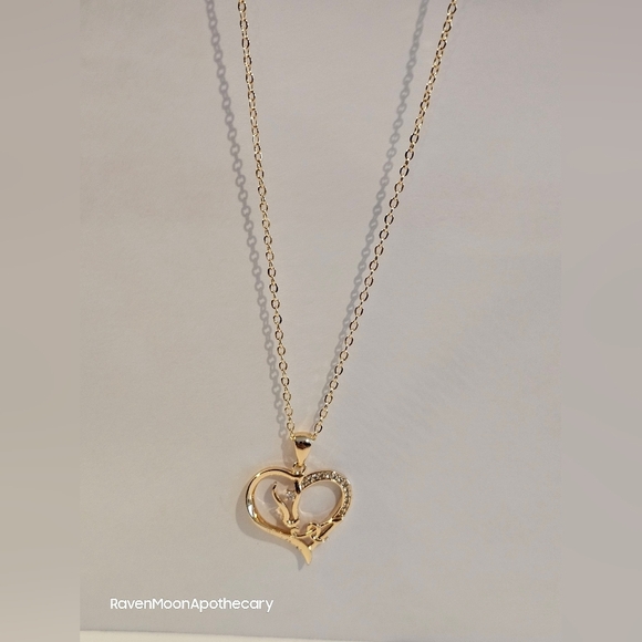 3/15$ Bundle Deal New 14K Horse Heart Letter A Pendant Necklace - Picture 5 of 7